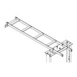 Cable Runway Wall to Rack Kit; 12&quot;W x 54&quot;L; Gray