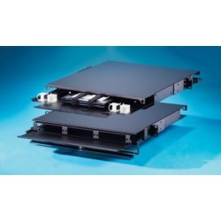 1U Rack Mount Fiber Cabinet for Combination Patch/Splice Applications