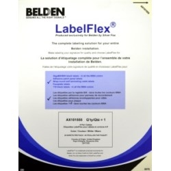 Label Pack For Cable Label, Print Area 0.98X0.47, 48 Per Sheet, 25 Sheets Per Pack