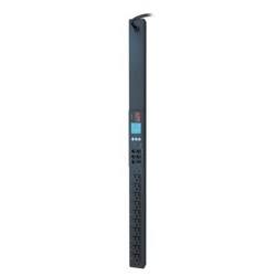 Metered Rack Power Distribution Unit, 15 Amp Input, 100/120 Volt Input, 50/60 Hz, 100/120 Volt Output, (10) NEMA 5-15R Output, 0U Rack