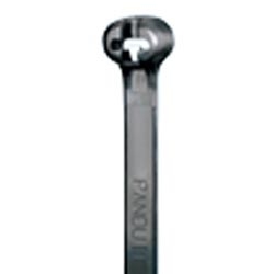 Cable Tie, Metal Barb, 14.9&quot;L (378mm), Light-Heavy, Weather-resistant, Black, 50 Pieces