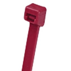 Cable Tie, 11.6&quot;L (295mm) Standard, Halar, Maroon, Pack of 100