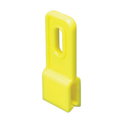 Plastic Electrical Drop Wire Securing Clip, 1/4&quot; Hole