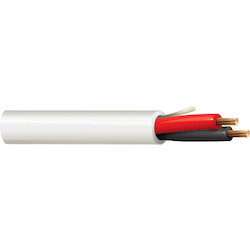 Multi-Conductor Cable, Commercial Audio Systems - 2 Conductors Cabled. 18 AWG bare copper conductors, Flamarrest insulation, conductors cabled, Flamarrest jacket with ripcord, sequential footage marking every two feet.