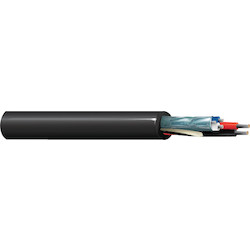 Multi-Conductor Cable, 22-1P STR TNC FPE SHD +, 18-2C STR TNC FPE PVC JKT BLK, CMR 75C ROHS