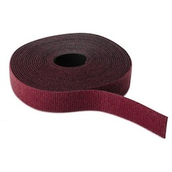 Grip Tie Roll, UL94V0-2 Flame Rated, 180&quot; Long, .75&quot; Wide, PA6/PP, Maroon, 1/pkg