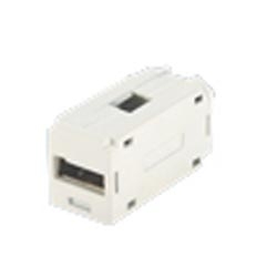 Mini-Com(R) USB 2.0 Female A/Female A Coupler, Off White
