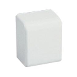 LDPH10, LD2P10 Power Rated End Cap Fitting, Off White, Pack of 10