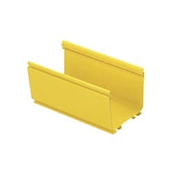Channel, 4&quot; x 4&quot; (100mm x 100mm), 6 FT., FiberRunner, Yellow