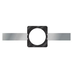 Mounting Bracket, 10.79&quot; Width x 10.79&quot; Height, High Impact Flame-Retardant Plastic, Black for 6.5&quot; In-Ceiling Speaker
