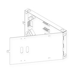 WCH Wall-Mountable Slack Storage Housing for WCH-02P