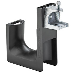 J-PRO, 4.00 in, 3/4 Screw-on Clamp, Black, Pack of 10
