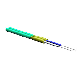 Zipcord Tight-Buffered Cable, Plenum, 2 F, 2.0 mm diameter, 50 µm multimode (OM3)