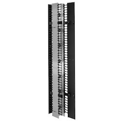 MCS Master Cabling Section; 6.6&#8217; H (2 m) x 10&quot; W (250 mm) x 16.15&quot; D (410.2 mm); Double-Sided; Black