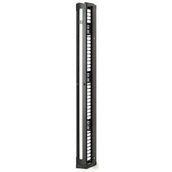 Evolution g1 Single-Sided Vertical Cable Manager; 84&quot; H x 10&quot; W x 13.2&quot; D (2133 mm x 250 mm x 335 mm); Black