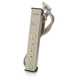 6 OUTLET SURGE PROTECTOR BEIGE