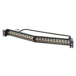 48 PORT ANGLED SHIELDED PATCH PANEL