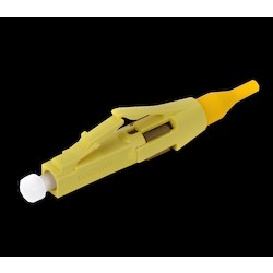 UniCam Keyed LC Connector, 50 µm multimode (OM3/OM4/OM4 extended 10G distance), yellow