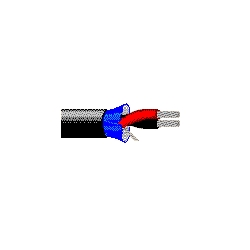 Multi-Conductor - Single-Pair Cable 2 22 AWG PVC FS FRPVC Black