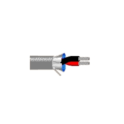 Multi-Conductor - Single-Pair Cable 2 22 AWG PP Shield PVC FR Black