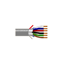 Security & Alarm Cable, Plenum-CMP, 22 AWG, 8 stranded bare copper conductors with Flamarrest insulation, Beldfoil shield and Flamarrest jacket with ripcord