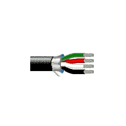 Multi-Conductor - Water-Blocked for Use in Underground Ducts 4 18 AWG PVC FS PVC Black