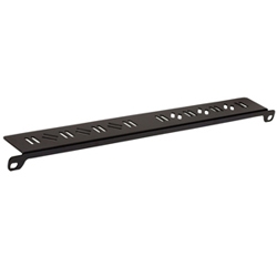 CABLE MGMT SUPPORT BAR 19&quot; FOR REAR OF PATCH PANELS BLACK
