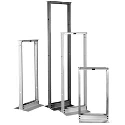 Universal Rack; 19&quot;W x 8&#8217;H x 3&quot;D; Clear; 51 RMU; No. of Posts - 2; (with Two Top Angles); UL Listed