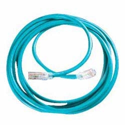 40FT Modular Patch Cord, Clarity 6, Blue, Category 6, 4-pair UTP Stranded 24 AWG PVC/CM