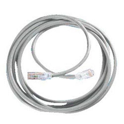 Clarity 6 Modular Patch Cord, White, 9&#8217;, Category 6, Four-pair UTP Stranded 24 AWG PVC/CM