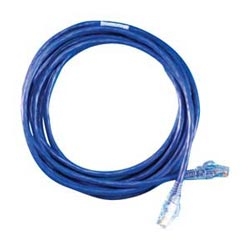 Modular patch cord, Cat 5e, four-pair, AWG stranded, PVC, length 5&#8217;, blue