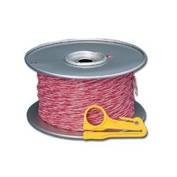 Copper Cable Category 5, 1-Pair X Cnct, UTP, 100Mz, White-White-Red, Reel, 305M, Universal