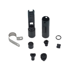 Spider fan-out kit for up to 12 fiber, 250 µm or 900 µm, 2 slot