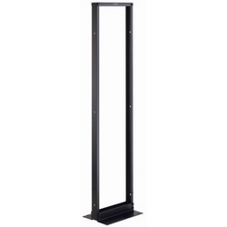 Two Post Rack with mounting hardware; 84&quot; x 20.31&quot;W X 14&quot;D; 45 RMU; 1500 lb. weight capacity; black anodized finish, RoHS, Black Anodized Finish