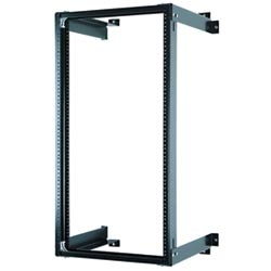 Fixed Wall Mount Equipment Rack; 19&quot;W x 38.5&quot; (978 mm)H x 12&quot; (300 mm)D; Black; UL Listed