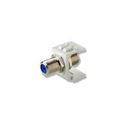 Work Area Outlets; Insert SL Series Series F-Connector Coupler Connector Interface 1 Ports Accepts: F-Connectors