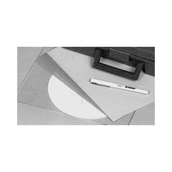 Fibre optic polishing film 5 micron grit 200 mm x 250 mm (8 inch x 10 inch) size 10 sheets per pack