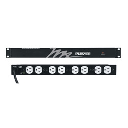 Rackmount Power, 8 Outlet, 15A, Basic Surge