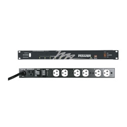 Rackmount Power, 6 Outlet, 20A, 6-Step Sequencing