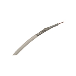 Coax - CATV Cable, Series 6, 18 AWG solid .040&quot; bare copper-covered steel conductor, Duobond II + aluminum braid shield (60% coverage), plenum, foam FEP insulation, Flamarrest jacket
