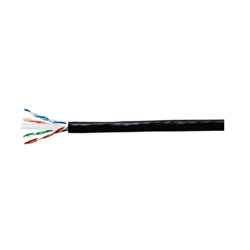 GenSPEED 6 Cat 6 Cable, Enhanced Outdoor Performance, U/UTP, Black