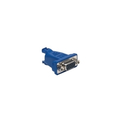 Audio/Video Connector, D-Sub, 15-Pin, Female 8-Pin to Female, 180 Degree, Single Pack
