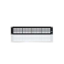 QuickPort Patch Panel, 48-Port, 2RU, Includes Cable Management Bar