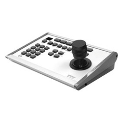 Desktop pushbutton/joystick control keypad for PTZ