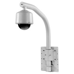 Parapet Adapter Mount for Intercept or Spectra and DF5 Series Pendant Domes (Or Other Domes Utilizing 1.5 in. NPT Threaded Pipe for Mounting). Mounts to Inside or Outside of Parapet Wall. Removable End Cap