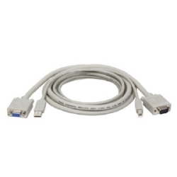USB Cable Kit for KVM Switch B006-VU4-R, 6-ft.