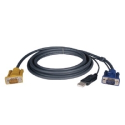 USB (2-in-1) Cable Kit for NetDirector KVM Switch B020-Series and KVM B022-Series, 6-ft.