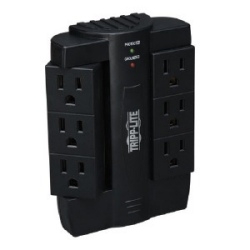 Protect It| Surge Protector with 6 Rotatable Outlets, Direct-Plug In, 1500 Joules