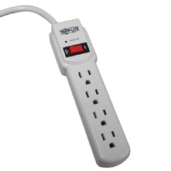Protect It| 4-Outlet Home Computer Surge Protector Strip, 4-ft Cord, 450 Joules