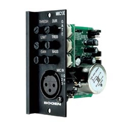 Mic input module, electronically balanced, transformer-isolated, screw terminals
